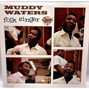 Muddy Waters Folk Singer Vinyl 1987 Chess Masters All Acoustic Delta Blues